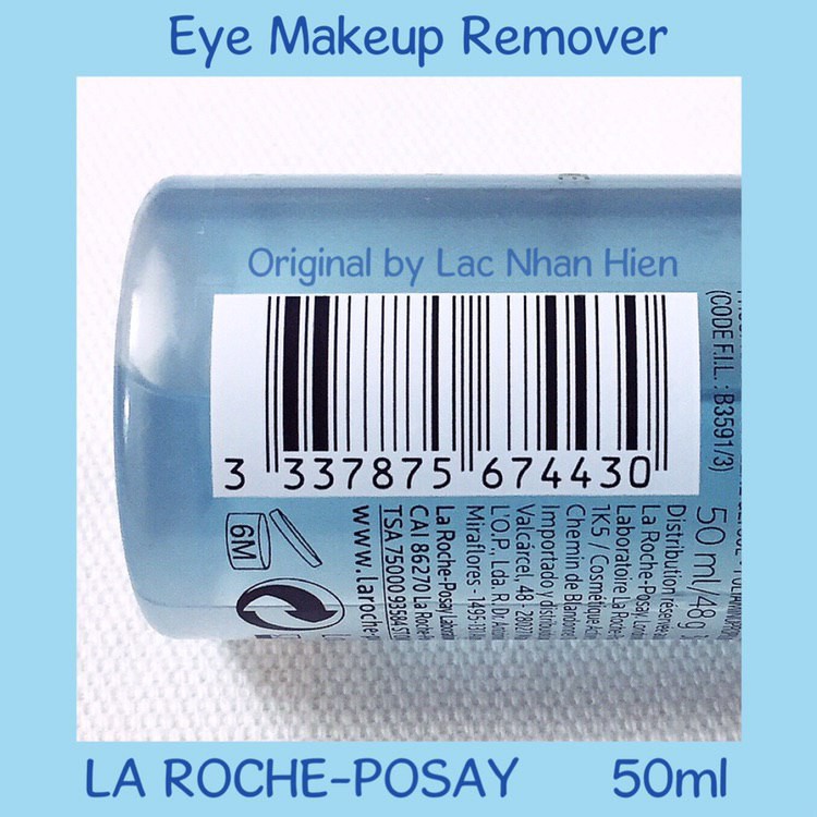 [50ml] NƯỚC TẨY TRANG MẮT LA ROCHE-POSAY CHO DA NHẠY CẢM ❤ LA ROCHE-POSAY RESPECTISSIME WATERPROOF EYE MAKE-UP REMOVER