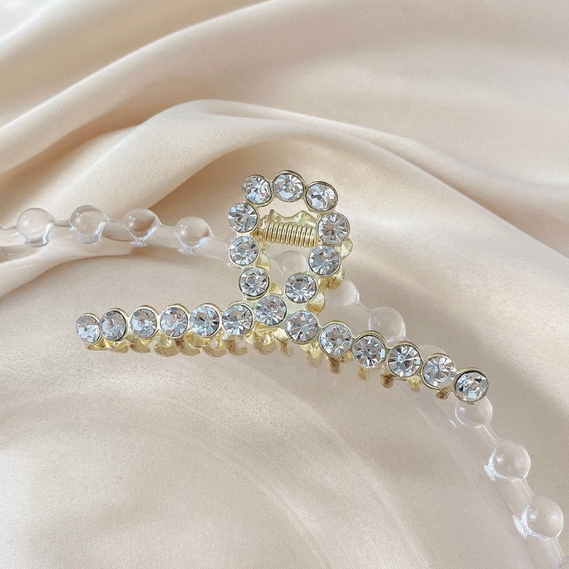 Kẹp tóc bằng kim loại đính hạt ngọc trai giả thời trang xinh xắn cho nữ