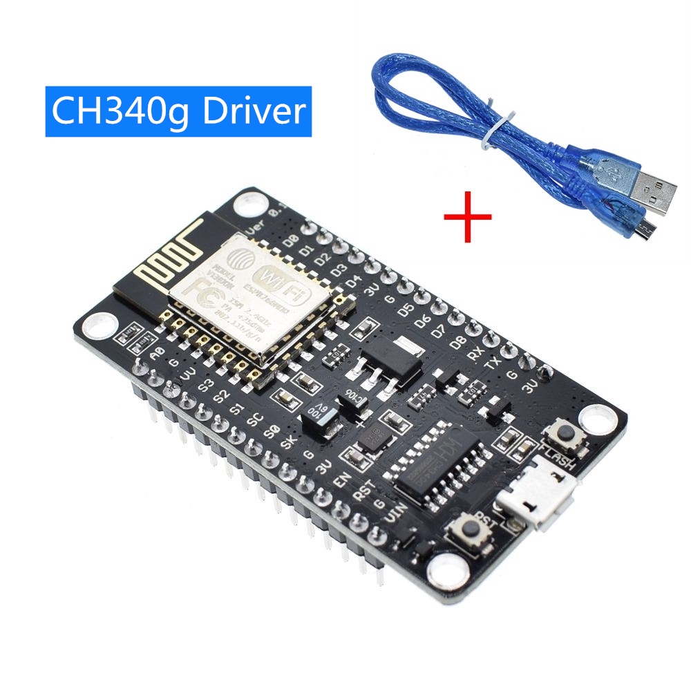 Bảng Mạch Phát Triển Wifi Không Dây Ch340 / Cp2102 Nodemcu V3 V2 Lua Esp8266 Esp-12E