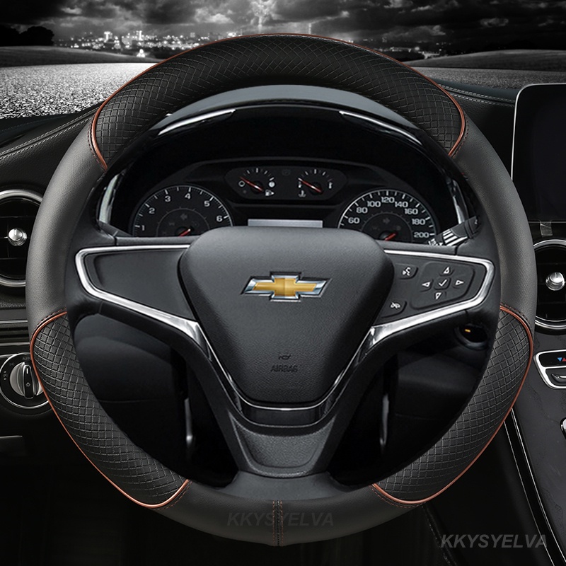 Vỏ Bọc Vô Lăng 37 38cm 15" Cho Holden Chevrolet Cruze Malibu Sail Spark Captiva Equinox Trax/Tracker AVEO