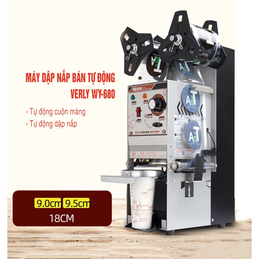 Máy ép ly tự động cuốn màng WY680 Cao cấp