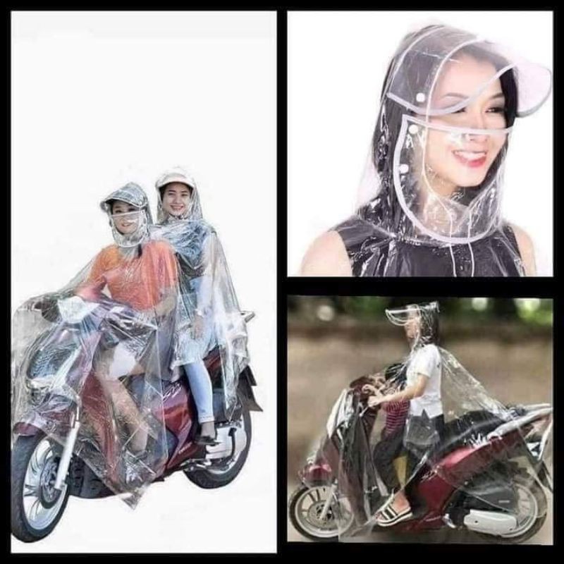 Áo mưa trong suốt