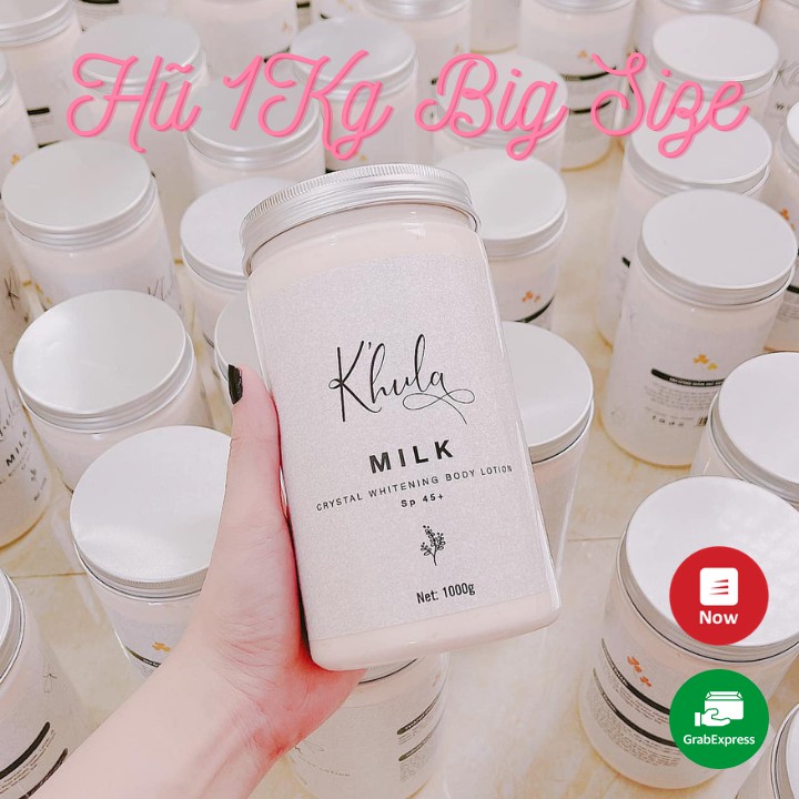 [HỘP 1KG BIG SIZE] Kem dưỡng thể trắng da Body Milk ko bết rít, dưỡng trắng da body toàn thân giá sỉ | BigBuy360 - bigbuy360.vn