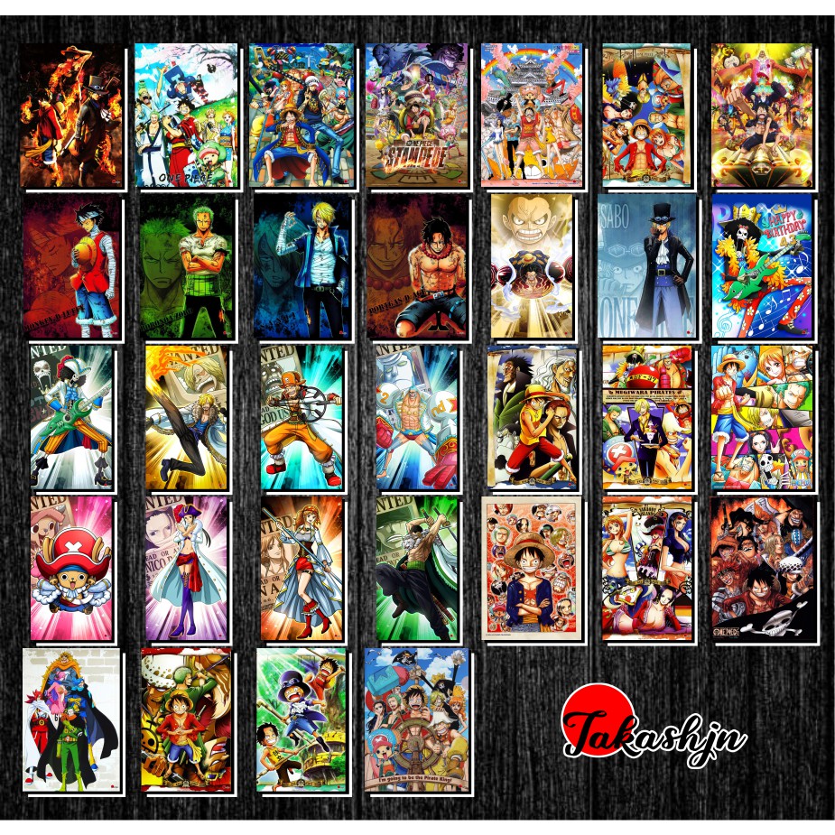 Poster ảnh nhóm One Piece