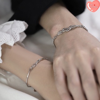 Bộ vòng đeo tay bằng bạc s925 dành cho nam và nữ