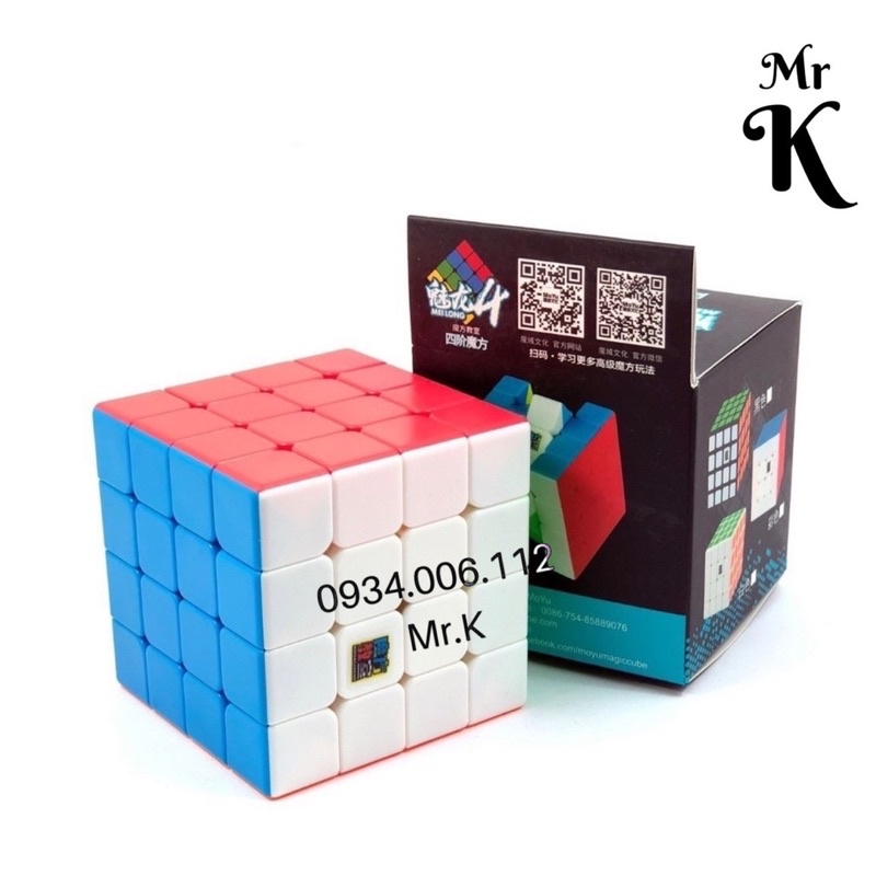 RUBIK 4x4 STICKERLESS MOYU MEILONG RUBIK 4 TẦNG