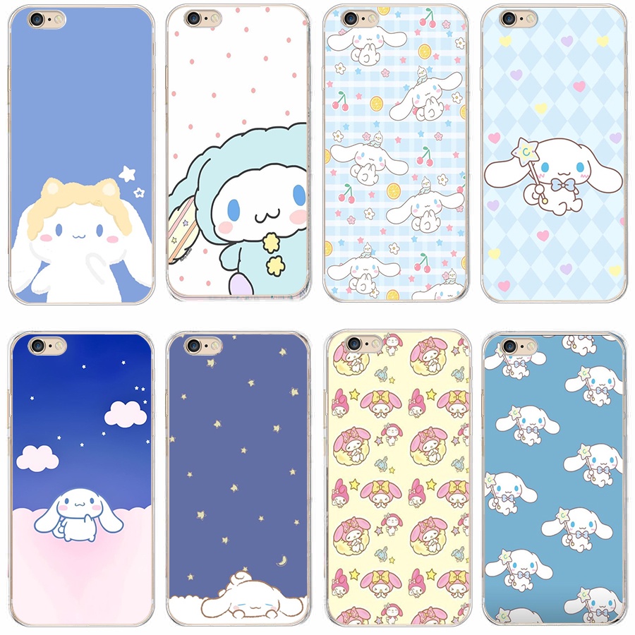 Ốp Điện Thoại Silicone Mềm Trong Suốt Chống Sốc In Hình Cinnamoroll Cho iphone 4 4s 5 5s se 6 6s plus