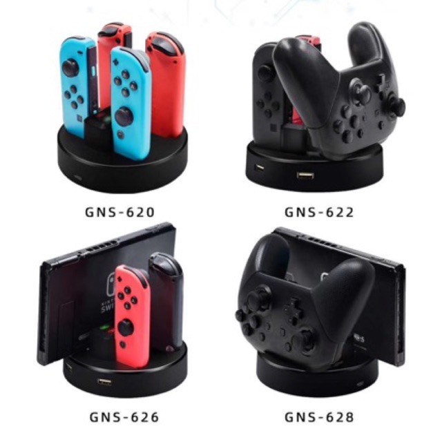 dock sạc nintendo switch đa năng kiêm sạc tay cầm pro