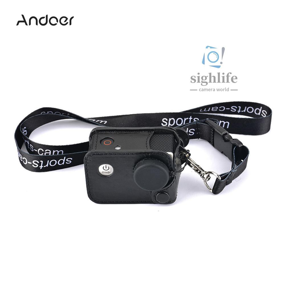 ANDOER Túi Đựng Camera Thể Thao Có Dây Đeo Cổ Cho Sjcam Sj4000 Sj5000 Or