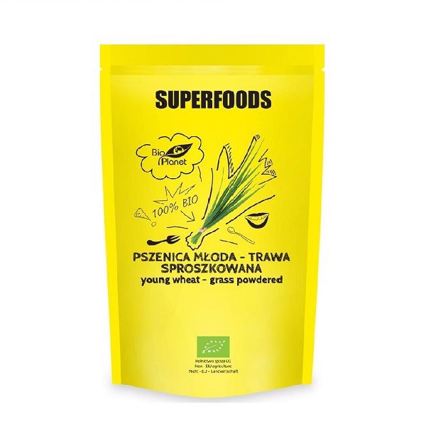 Bột cỏ lúa mì hữu cơ Bio Planet 150g