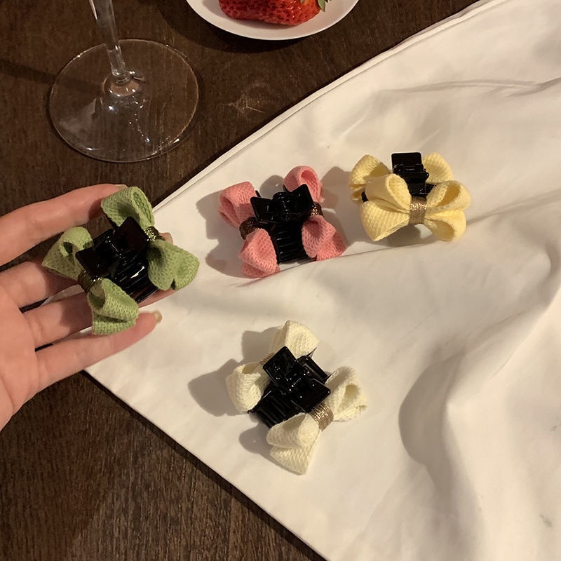 Kẹp Tóc Mini Đính Nơ Lưng Ngọt Ngào Thời Trang Xuân Hè Cho Nữ