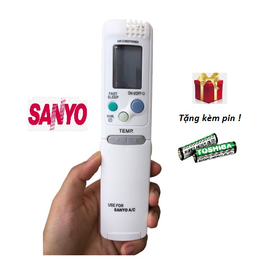 Điều khiển điều hòa Sanyo ION loại dài