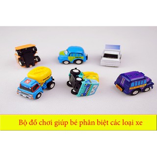 set 6 chiếc ô tô đồ chơi
