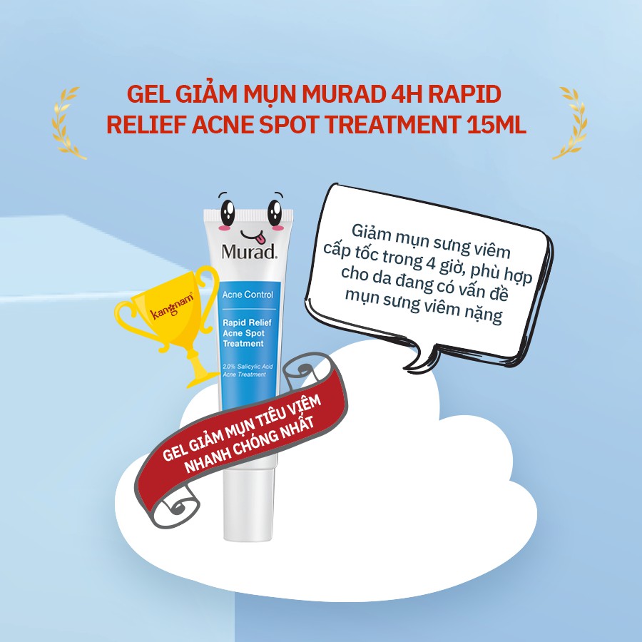 Kem Ngừa Mụn 4h Murad Rapid Relief 15ml - Giải Pháp Hiệu Quả Cho Vấn Đề Mụn Trứng Cá