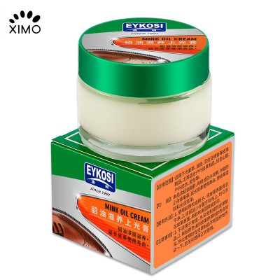 Mỡ chồn bảo dưỡng,  chăm sóc, đánh bóng, làm sạch đồ da Mink Oil Eykosi cho áo da, giày da, túi ví da (XXDG65)