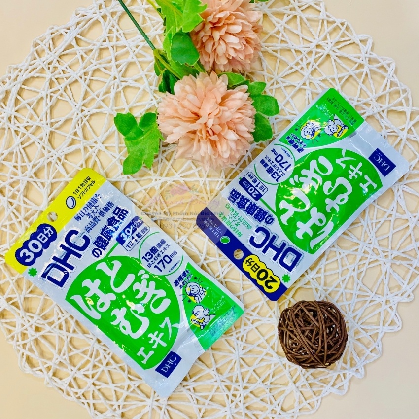 Viên Uống Trắng Da DHC Nhật Bản Chiết Xuất Hạt Coix Làm Trắng, Mịn Và Ngăn Ngừa Khô Nứt Da, Giàu Chất Dinh Dưỡng | Thế Giới Skin Care