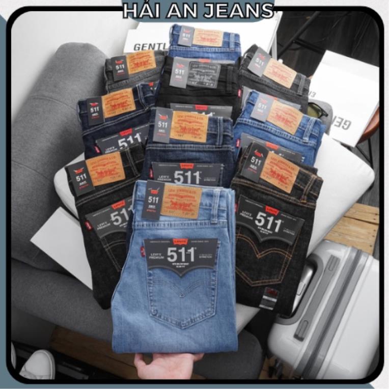 Quần bò nam xuất dư thời trang Quần jean nam Jeans co dãn đẹp Ống đứng cao cấp HAIAN JEAN !