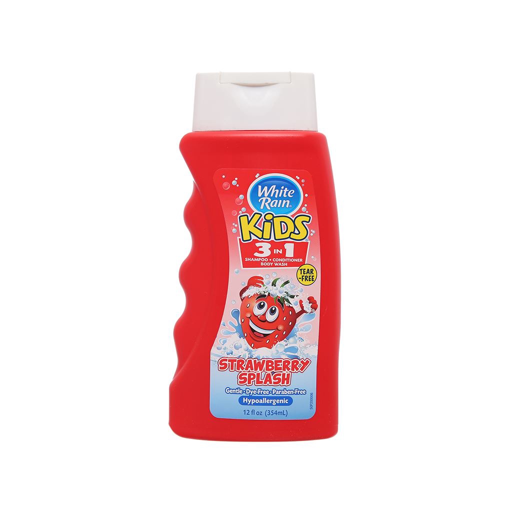Sữa tắm gội xả cho bé White Rain Kids 3in1 354ml - Hương thơm trái cây và đặc biệt không cay mắt