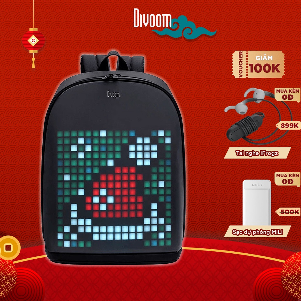 Balo Divoom Pixoo Backpack