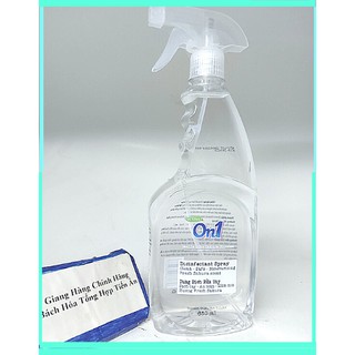 Xịt Khuẩn On1 650ml Làm Sạch Và Diệt Khuẩn ( Sạch tay - An toàn - Mềm mịn)