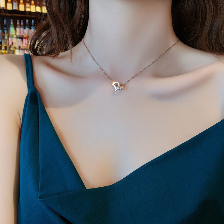 Dây chuyền nữ phong cách Hàn titan cực xinh - DC134
