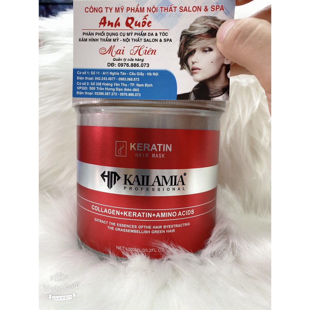 Hấp tóc 1000ml kailamia collagen