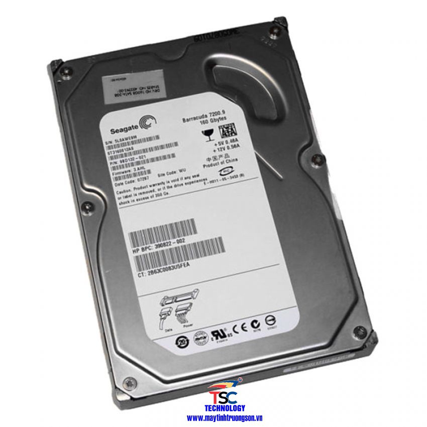 Ổ Cứng Seagate HDD 160Gb | Hàng Công Ty Nhập Khẩu Bảo Hành 6 Tháng