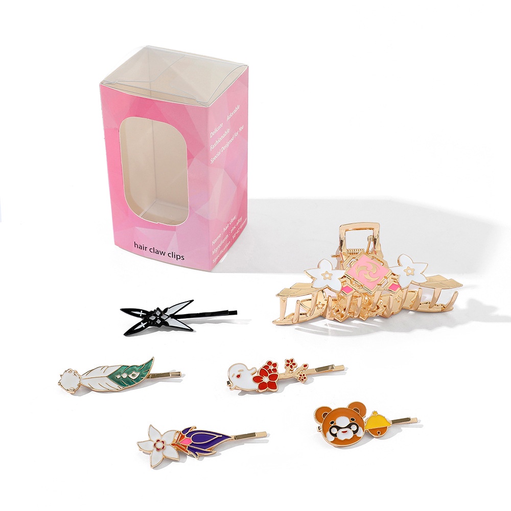 Set 6 kẹp tóc thiết kế độc đáo thời trang