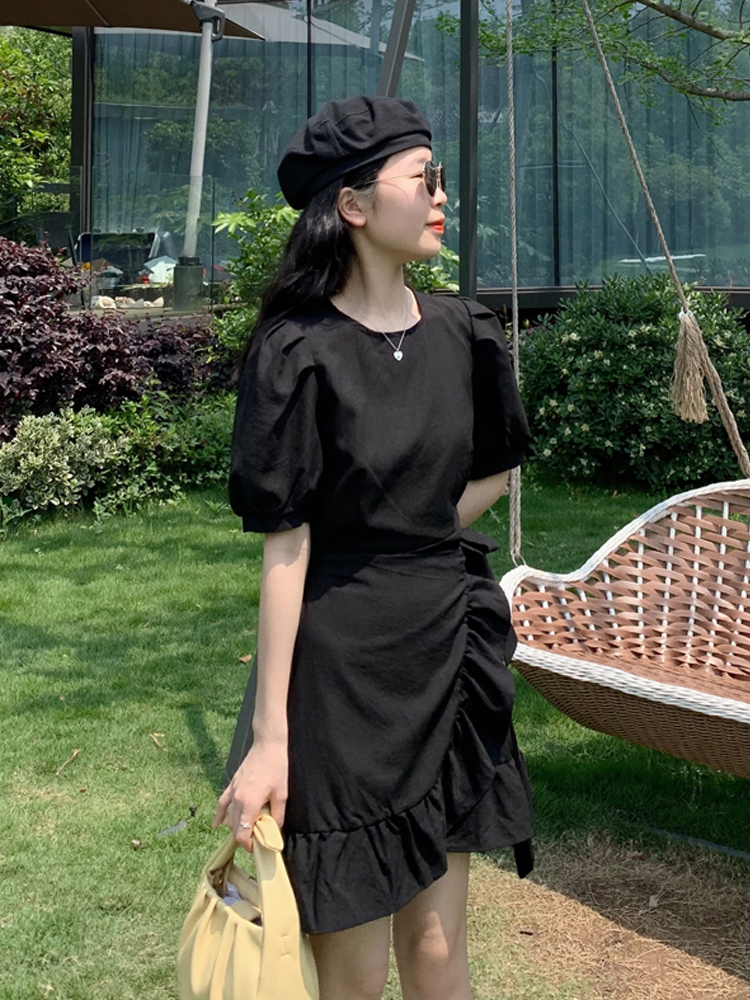 Đầm Ôm Eo Phong Cách Retro Thời Trang Hè 2020 Cho Nữ