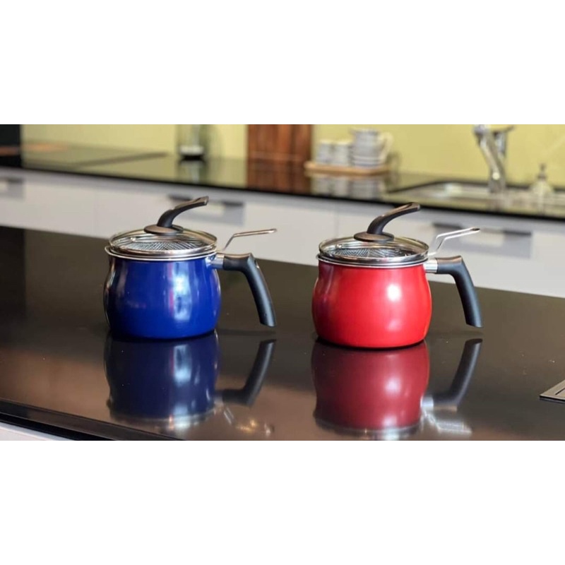 Nồi Chiên Ngập Dầu Kaiyo Kèm Rổ Chiên Đồ Inox, Vung Tự Đứng Nhật Bản