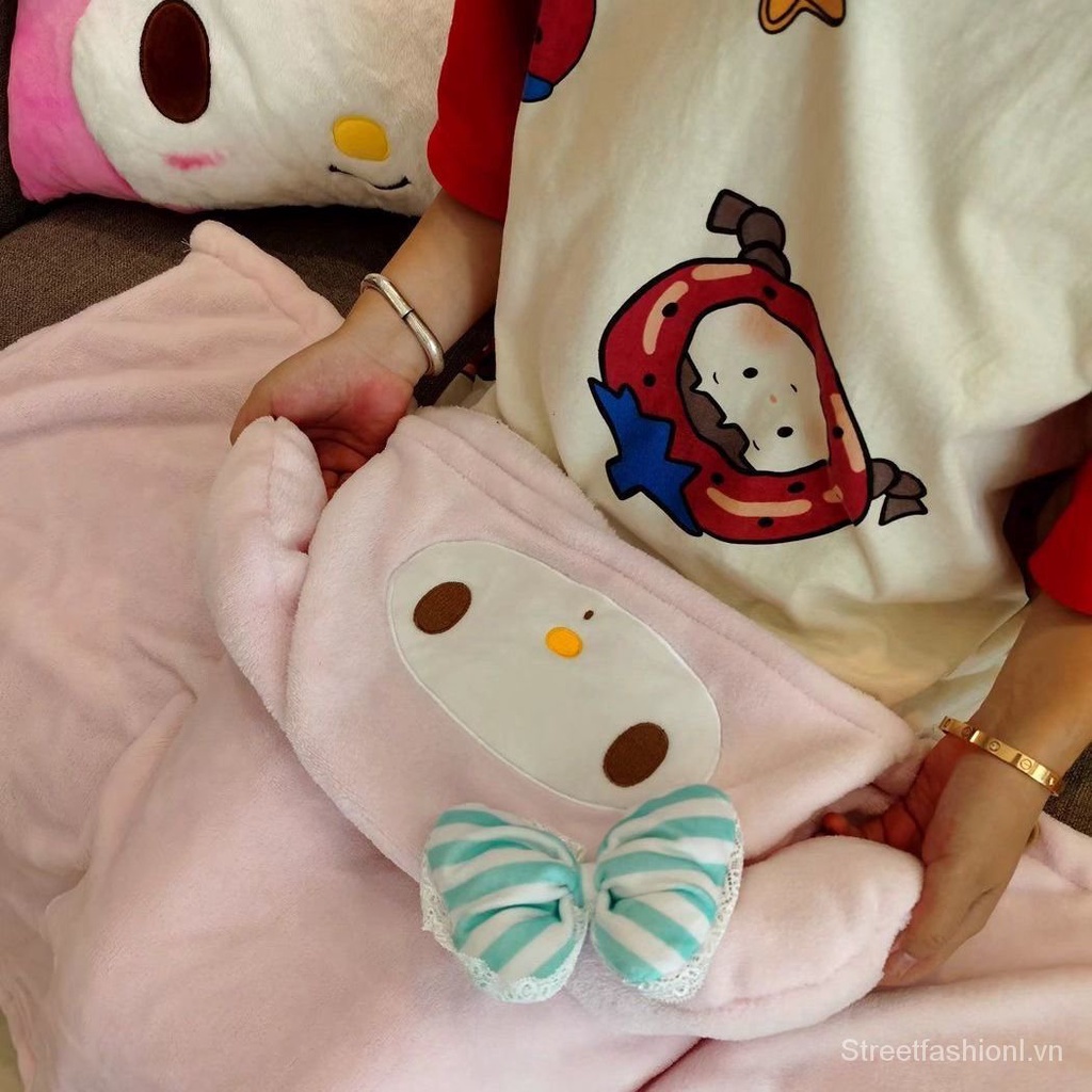 Áo choàng kiêm chăn điều hòa không khí hình hoạt hình Melody Little Devil dễ thương cho học sinh/văn phòng | BigBuy360 - bigbuy360.vn