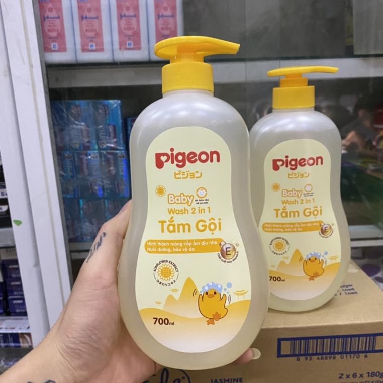 Tắm Gội Pigeon Hoa Hướng Dương 700Ml (Mẫu Mới)