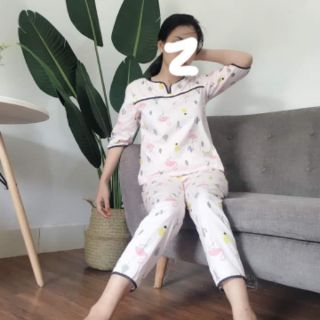 Bộ mặc nhà cổ viền cực xinh