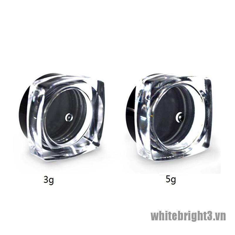 (Hàng Mới Về) Bộ 3 Lọ Rỗng Chiết Mỹ Phẩm 3g 5g Chất Lượng Cao