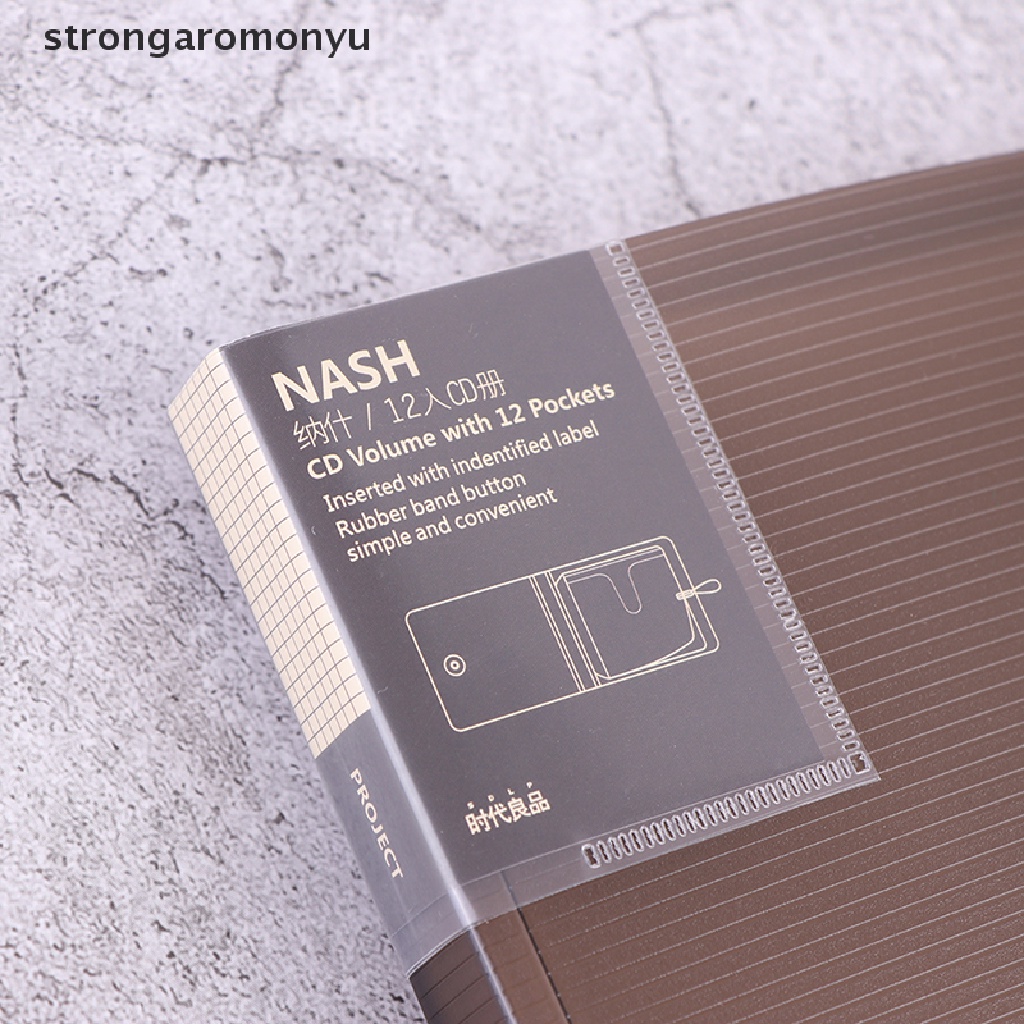 Túi Đựng Đĩa CD DVD 12 Ngăn Có Khóa Cài Tiện Dụng