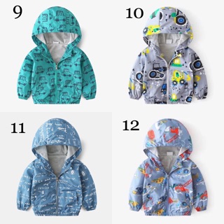 Áo khoác gió lót cotton 2-6Y