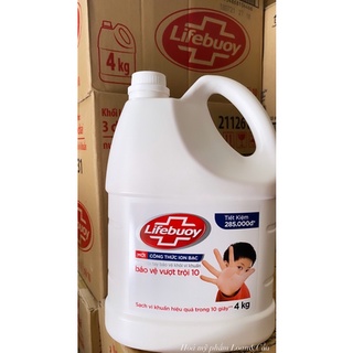 [CHÍNH HÃNG] Nước rửa tay Lifebuoy sạch khuẩn can 4kg có giá sỉ