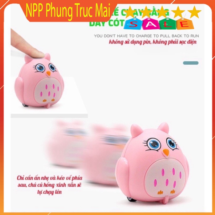 Đồ chơi  Trứng 20 Thú chạy đà đà siêu dễ thương chất liệu nhựa ABS cao cấp cho bé - Đồ chơi xe chạy đà mini hình thú