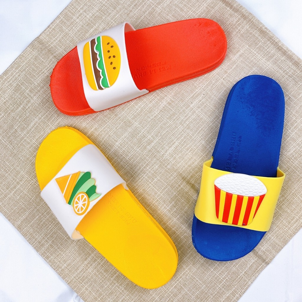 Dép quai ngang Hamburger, dép quai ngang đi biển Cực đẹp | BigBuy360 - bigbuy360.vn