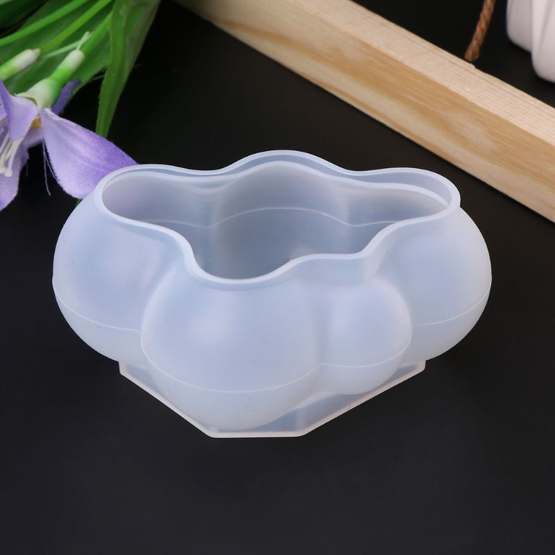 Khuôn silicone tạo hình đám mây 3D trang trí bánh kem DIY