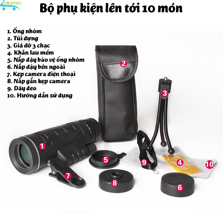 Ống nhòm đơn gắn điện thoại Suncore SC-4060 độ phóng 40x60 | BigBuy360 - bigbuy360.vn