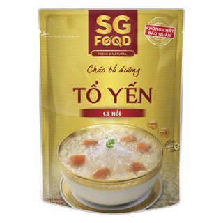 Cháo bổ dưỡng Sài Gòn Food Tổ yến Cá hồi 240g
