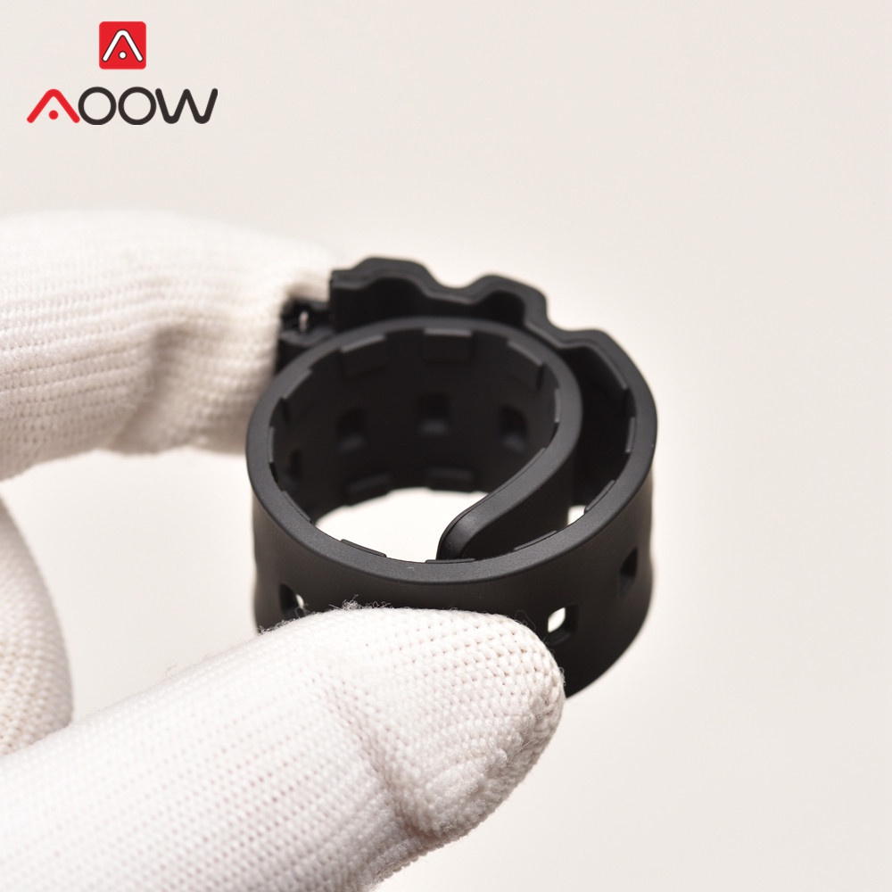 Dây Đeo Đồng Hồ Thể Thao Bằng Nhựa Dẻo Màu Trắng Đen 14mm Chống Thấm Nước Cho Casio LRW-200H