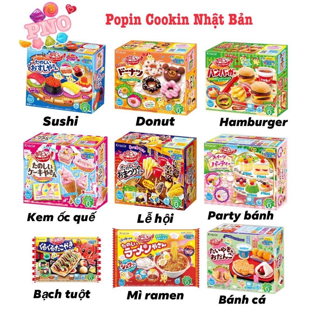 BỘ LÀM BÁNH POPIN COOKIN - Đồ chơi nấu ăn Nhật Bản