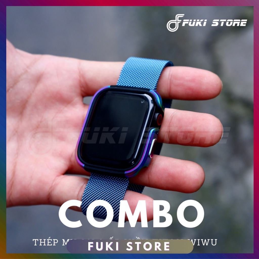 Combo Thép Titan siêu chất cho Apple Watch đủ Series