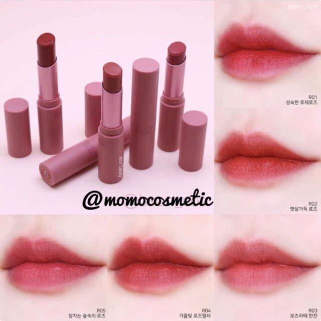 Son lì Black Rouge Rose Velvet Lipstick