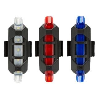 Đèn LED tín hiệu gắn đuôi xe đạp có cổng sạc USB