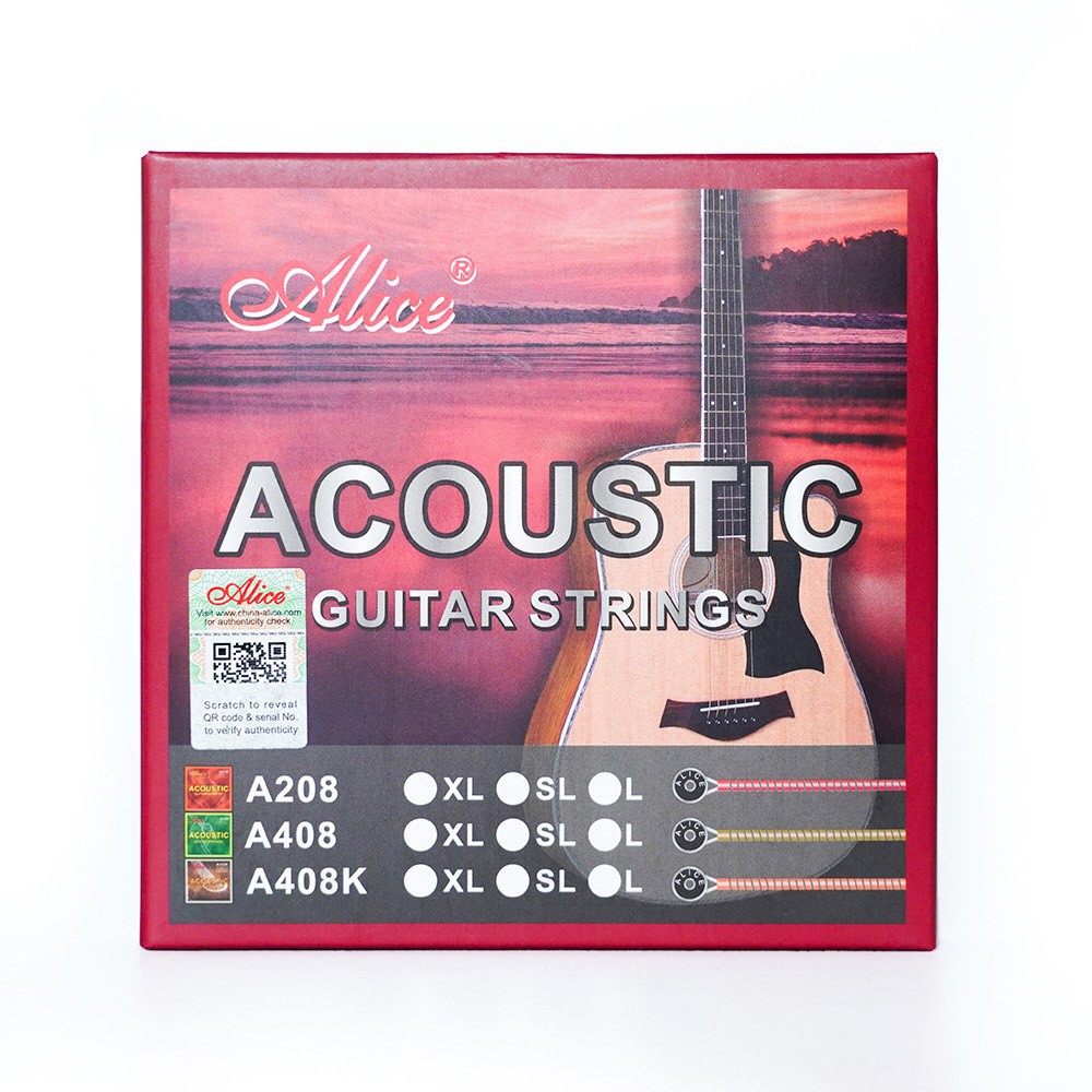 Bộ dây đàn guitar Acoustic Alice A208 (bao bì mới)