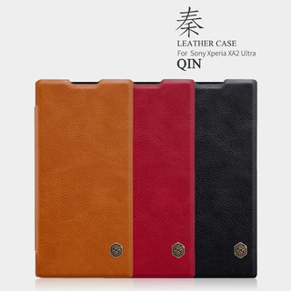 Mới Bao Da Điện Thoại Nillkin Qin Nắp Lật Thời Trang Cho Sony Xperia Xa2 Ultra Vỏ