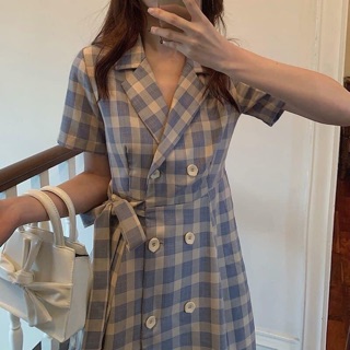 Trả ord váy kẻ